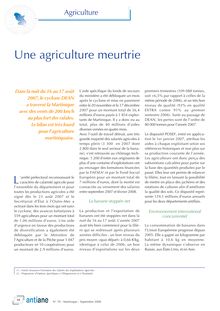 Agriculture : Une agriculture meurtrie