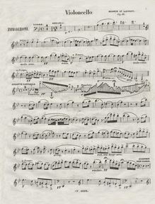 Partition violoncelle, Grand Duo Brillant on motifs of Bellini, Op.16