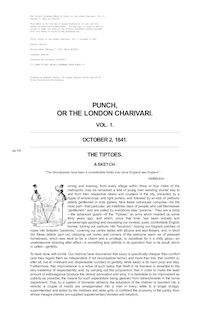 Punch, or the London Charivari, Volume 1, October 2, 1841