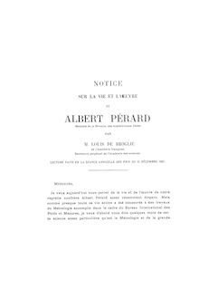 Albert PÉRARD septembre octobre par Louis de Broglie