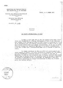Le statut international du Rhin - juin 1962 : 1621_1