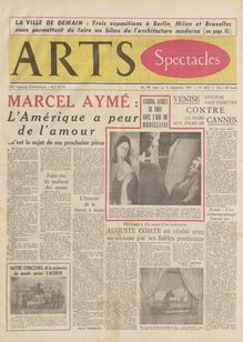 ARTS N° 633 du 28 août 1957