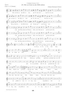 Partition ténor, Cymbalum Sionium, Cymbalum Sionium sive Cantiones Sacrae, 5, 6, 8, 10 & 12 vocum par Johann Hermann Schein