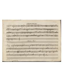 Partition cor 1, clavecin Concerto en G major, Op.6, G major, Haueisen, Wolfgang Nicolaus