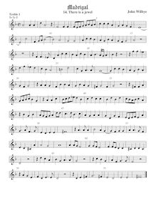 Partition viole de gambe aigue 1, madrigaux - Set 2, Wilbye, John