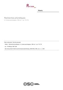 Recherches phonétiques - article ; n°1 ; vol.1, pg 174-179