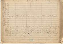 Partition complète, Andante en D major, D major, Lachner, Franz Paul