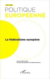 Le fédéralisme européen
