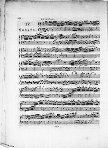 Partition complète, 3 sonates pour hautbois et Basso Continuo, VI Sonates pour Hautbois et Basse. par François Devienne