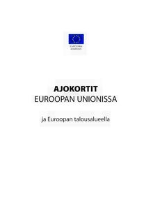 Ajokortit Euroopan unionissa ja Euroopan talousalueella