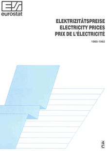 Electricity prices 1985-1992