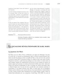 LE SOCIALISME RÉVOLUTIONNAIRE DE KARL MARX La jeunesse de Marx