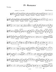 Partition viole de gambe,  No.2 en A minor, A minor, Rondeau, Michel par Michel Rondeau
