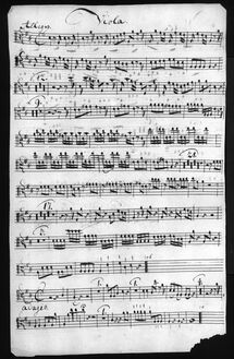 Partition altos, Concerto a 6, Gunnerus XM 57, D major, Ræhs, Christian par Christian Ræhs