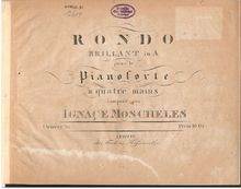 Partition complète, Rondo Brillant pour Piano Four-mains, Op.30