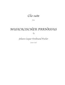 Partition Clio , Musicalischer Parnassus, Fischer, Johann Caspar Ferdinand
