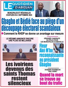 Le Quotidien d Abidjan n°4353 - du jeudi 27 avril 2023