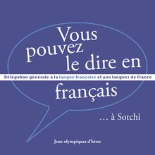 Jeux olympiques : parler français et faire du sport