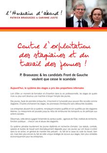TRACT STAGIAIRES
