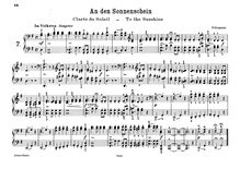 Partition complète, 6 Gedichte, Op.36, 1. C major 2. F major 3. B-flat major 4. A major 5. G major 6. C minor