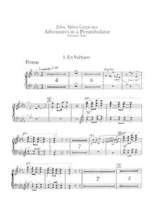 Partition Piano, Adventures en a Perambulator, Carpenter, John Alden