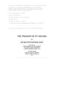 The Tragedy of St. Helena