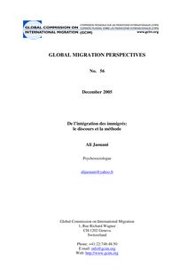 GLOBAL MIGRATION PERSPECTIVES