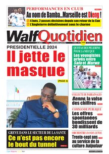 Walf Quotidien n°9036 - Du lundi 9 mai 2022