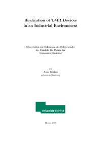 Realization of TMR devices in an industrial environment [Elektronische Ressource] / von Anna Gerken