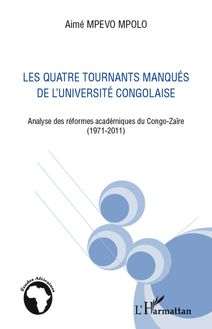 Quatre tournants manqués de l université congolaise