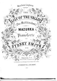 Partition complète, Lily of pour Valley, Op.14, Smith, Sydney