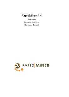 RapidMiner 4.4