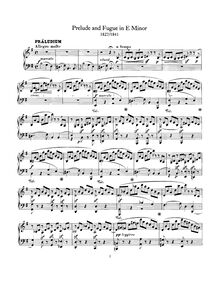 Partition complète (lower resolution), Prelude et Fugue, WoO 13