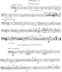 Partition Trombone 3, pour Gondoliers, ou pour King of Barataria