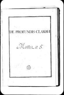 Partition complète, De profundis clamavi, Requiem aeternam, Lalande, Michel Richard de