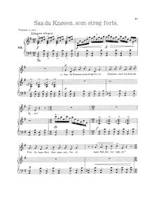 Partition complète (norvégien text), 6 chansons, Op.49