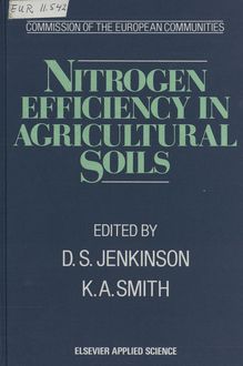 Nitrogen efficiency in agricultural soils