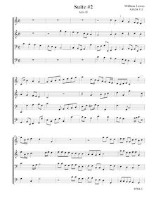 Partition Aire, VdGS No.112 - partition complète (Tr Tr B B), Airs et Fantasia pour 4 violes de gambe