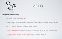Insérer une vidéo: Format Flash: extension .flv Télécharger le ...