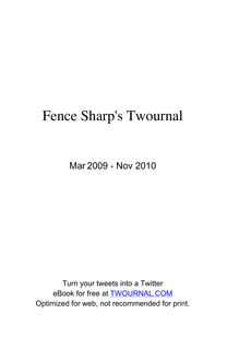 Fence Sharp s Twournal