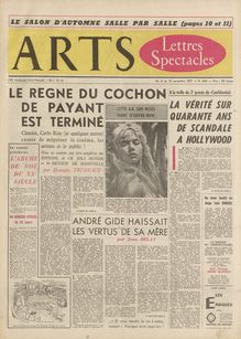 ARTS N° 643 du 06 novembre 1957