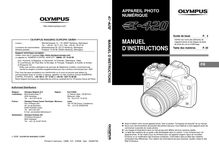 Notice Appareil Photo numériques Olympus  E-420