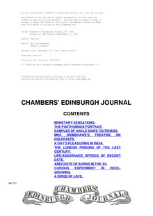Chambers s Edinburgh Journal, No. 454 - Volume 18, New Series, September 11, 1852