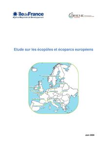 Etude sur les écopôles et écoparcs européens