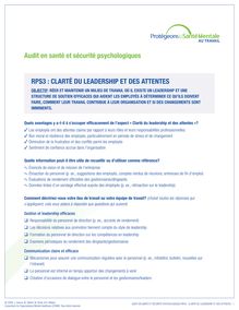 Audit Organizationnel - RPS3 Clarte