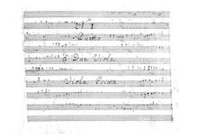 Partition parties complètes (Manuscript), 3 Duos pour 2 altos, Rolla, Alessandro