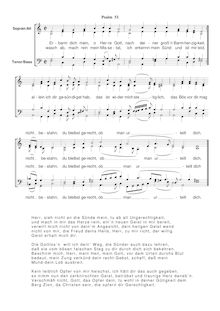 Partition Ps.51: Erbarm dich mein, o Herre Gott, SWV 148, Becker Psalter, Op.5