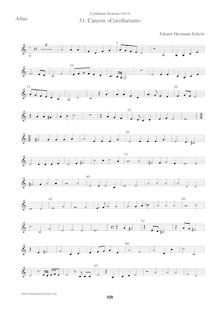 Partition Altus, Cymbalum Sionium, Cymbalum Sionium sive Cantiones Sacrae, 5, 6, 8, 10 & 12 vocum par Johann Hermann Schein