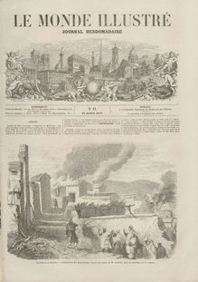 LE MONDE ILLUSTRE  N° 14 du 18 juillet 1857