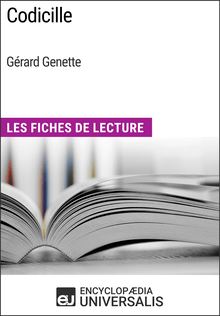 Codicille de Gérard Genette